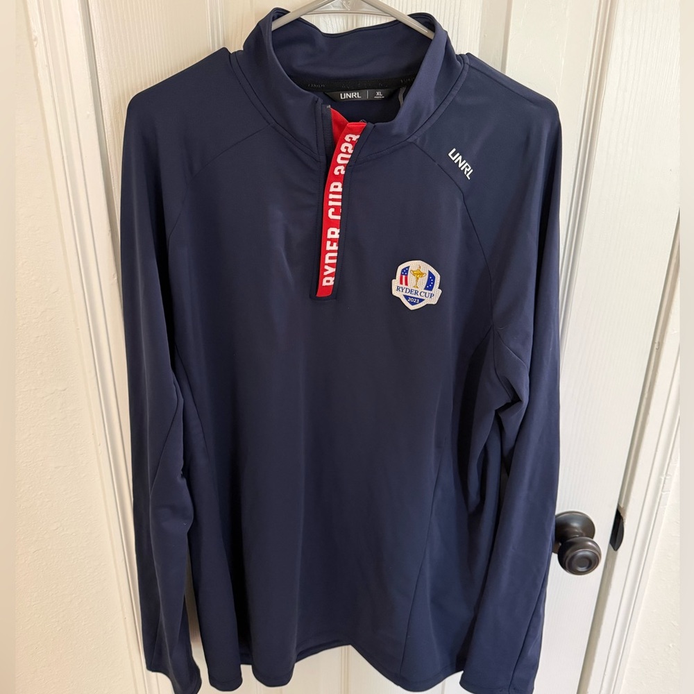 Barstool Golf x UNRL Navy Ryder Cup 2023 Quarter-Zip Pullover